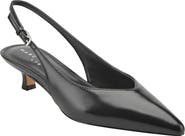 Marc Fisher LTD Luciey Slingback Pointed Toe Kitten Heel Pump