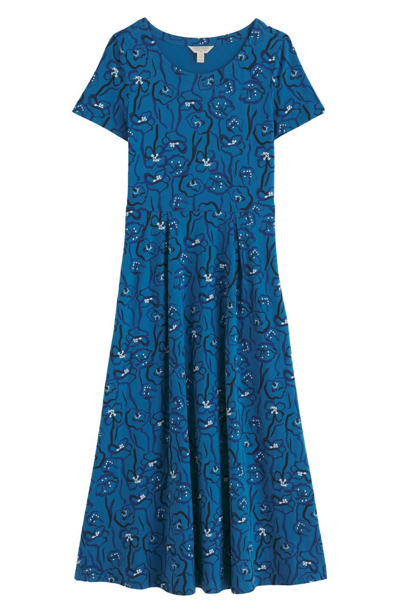 Seasalt Cornwall Veronica Floral Stretch Organic Cotton Midi Dress, Alternate, color,