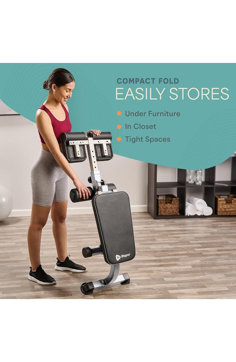 Lifepro Sculpt Trainer Roman Chair leg Exerciser machine, Alternate, color, Grey