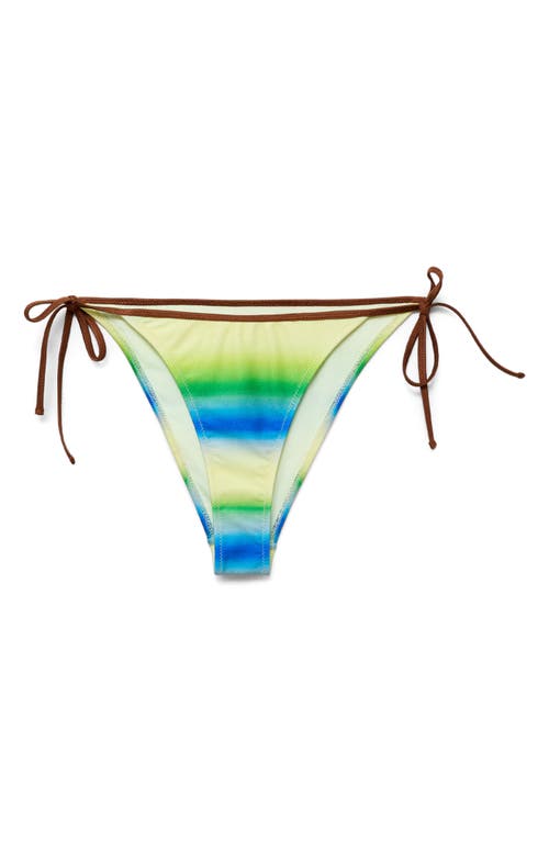 Mango Gradient Side Tie Bikini Bottoms In Multi