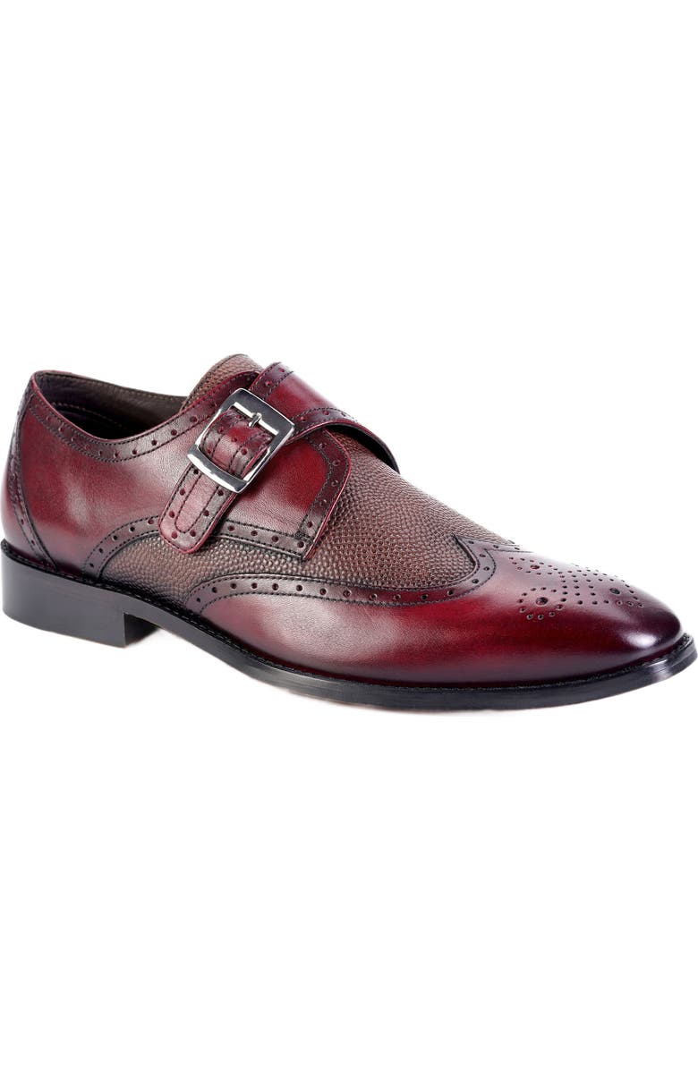 Anthony Veer Delano One Single Monk, Main, color, Burnished Oxblood
