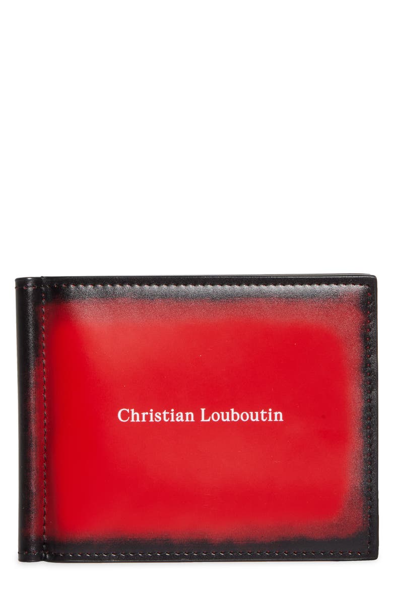 Canopy Leather Bifold Wallet with Money Clip, Main, color, LOUBI/ GUN METAL