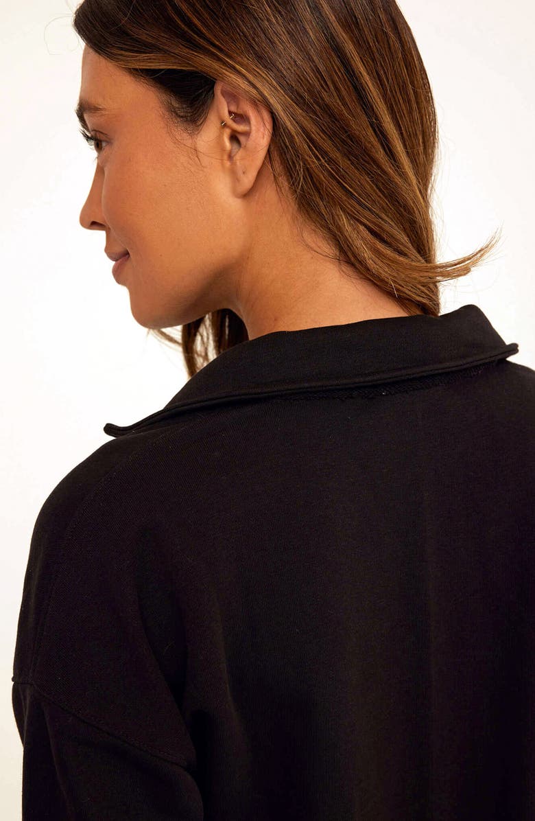 Threads 4 Thought Lucetta Cotton Blend Knit Top, Alternate, color, Black