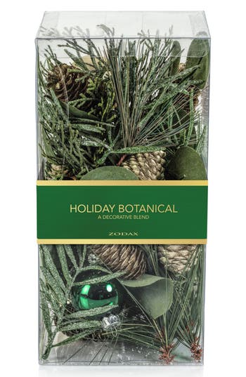 Zodax Holiday Botanical Vase & Bowl Filler In Green