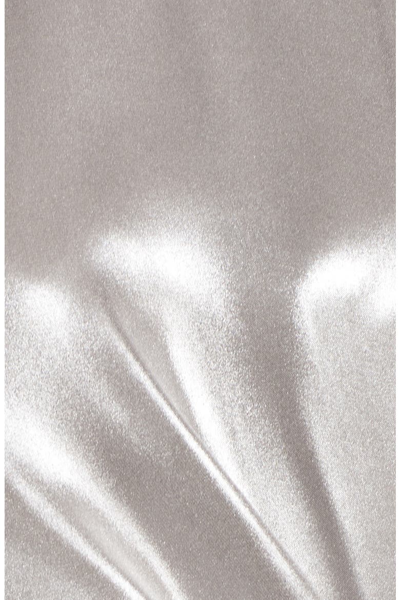 Shimmer Drape Front Dress, Alternate, color, SILVER