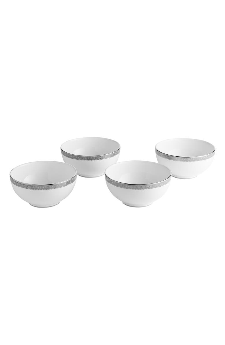Vera Wang Lace Bone China 3-Piece Dinnerware Set, Alternate, color, Platinum
