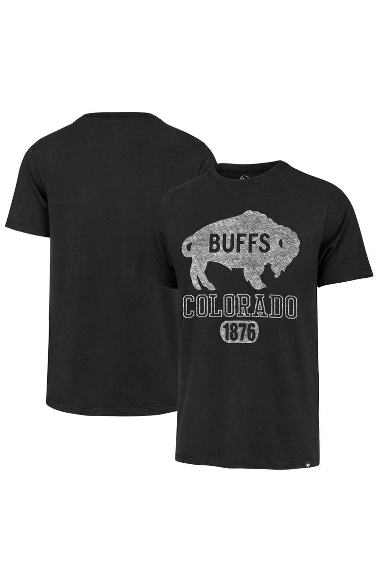'47 Men's '47  Black Colorado Buffaloes 1876 Franklin T-Shirt, Main, color, Black