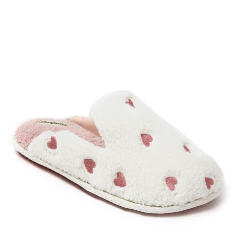 Valentines Day Hearts Scuff Slipper (Women)