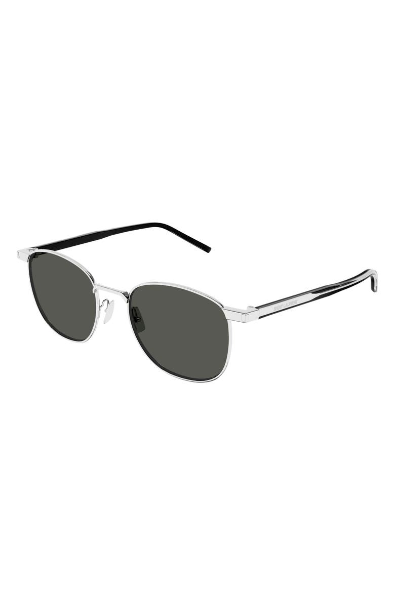 Saint Laurent 51mm Phantos Sunglasses, Alternate, color, 