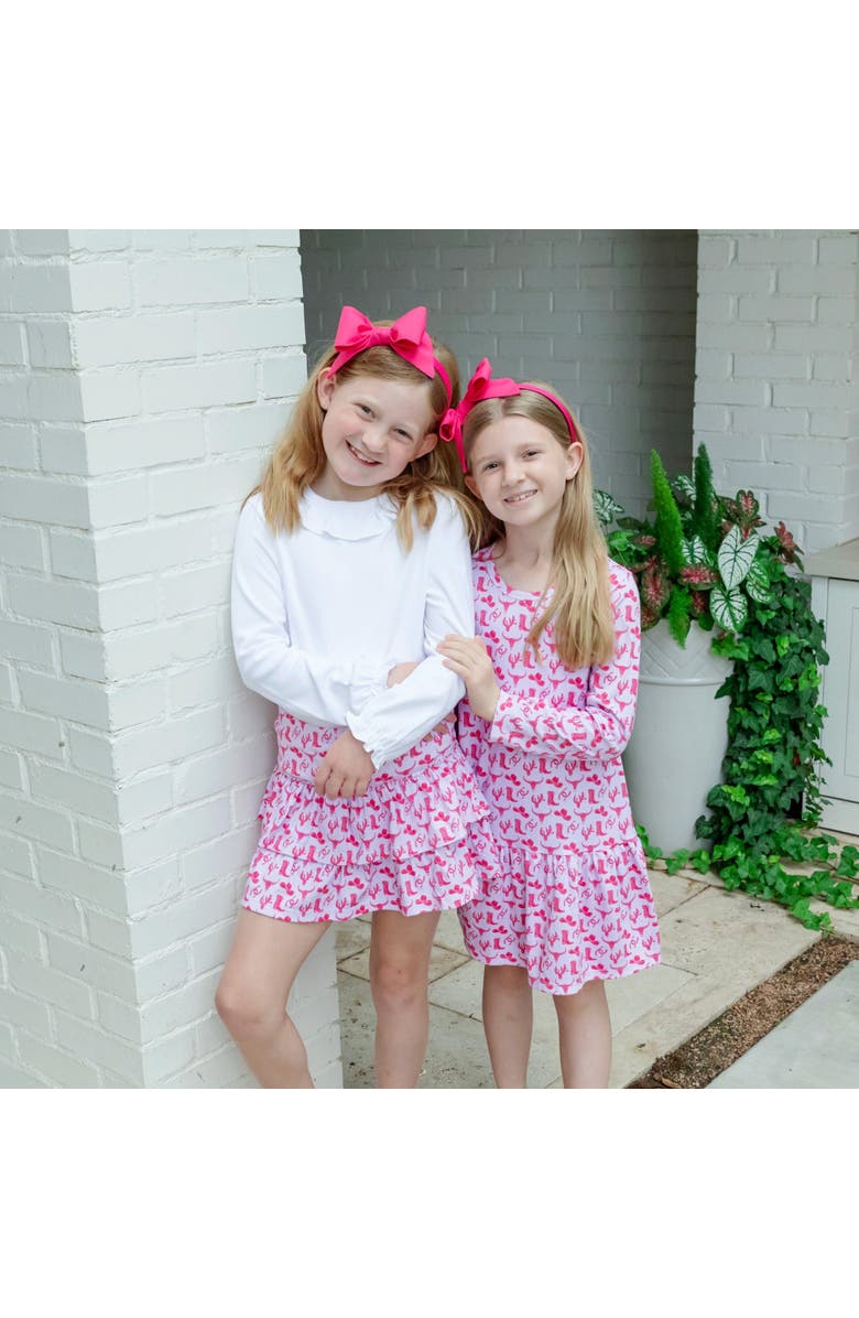 Lila and Hayes Lily Girls
 Dress, Alternate, color, Wild West Pink