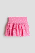 H&M Crinkled Tiered Skirt