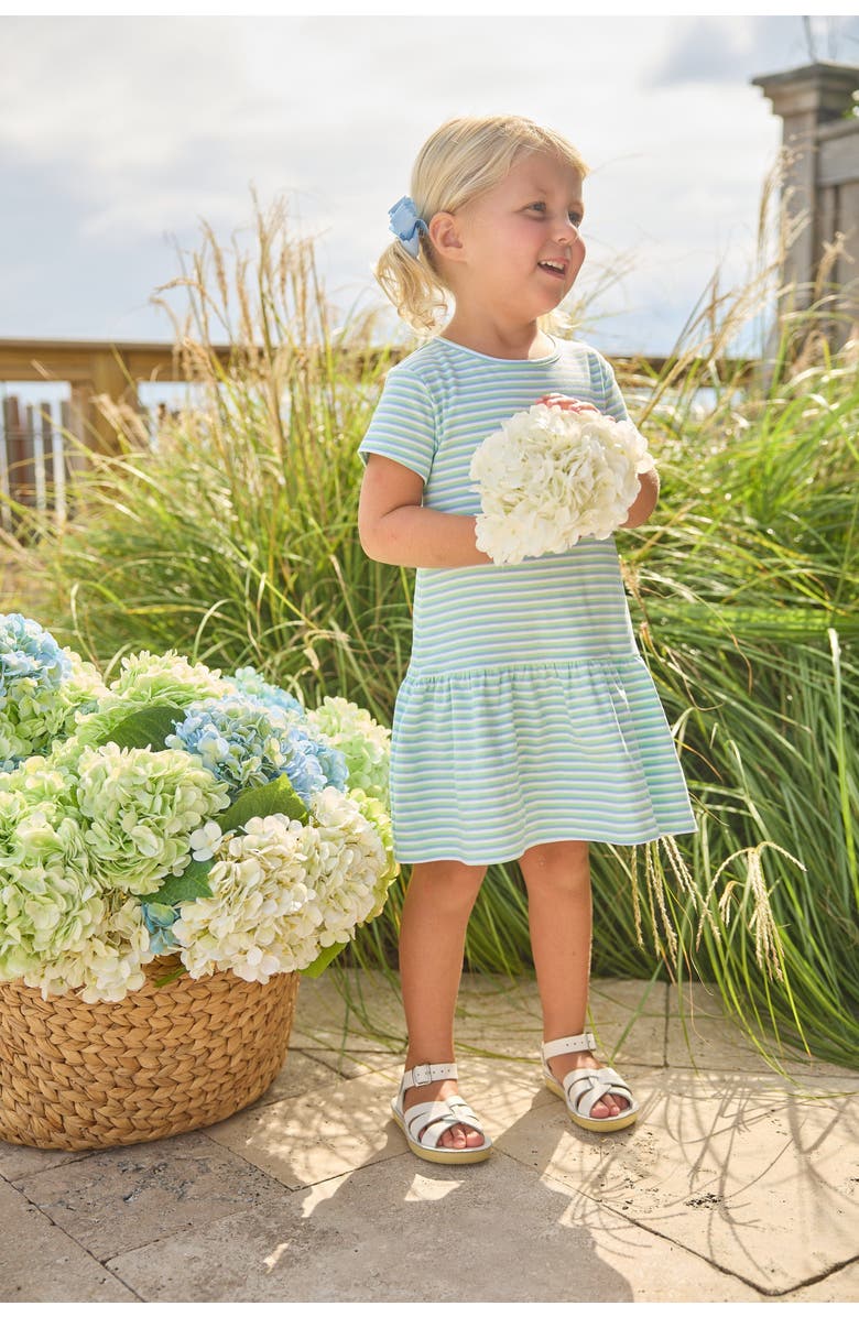 Little English Kids' Katie Dress, Alternate, color, Greenview Stripe