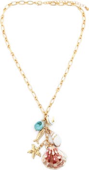 Panacea Shells Charm Necklace