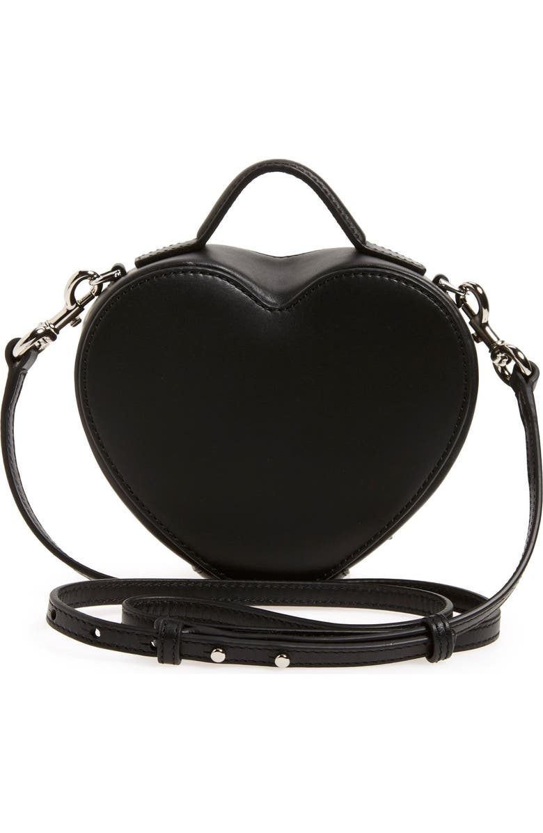 Marc Jacobs Heart Leather Crossbody Bag, Alternate, color,