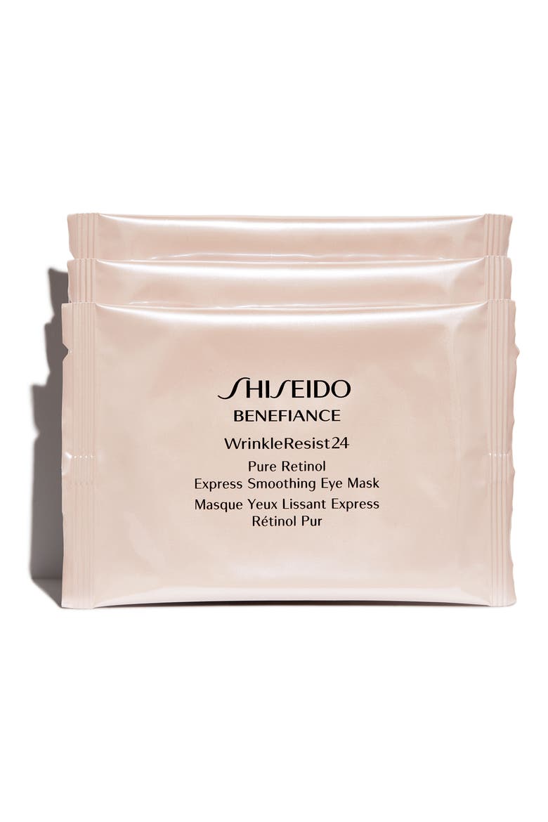 Benefiance WrinkleResist24 Pure Retinol Express Smoothing 3-Pack Eye Masks, Alternate, color, NO COLOR