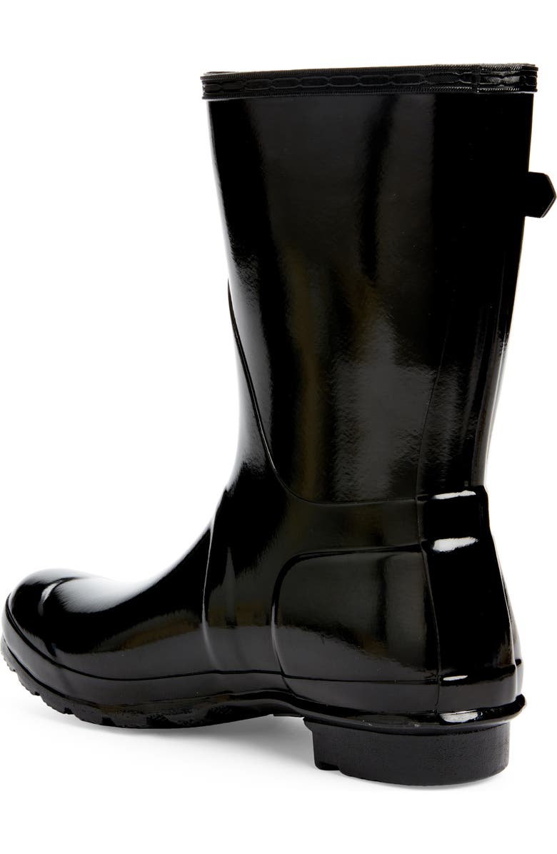 Hunter Original Tour Short Gloss Packable Rain Boot, Alternate, color,