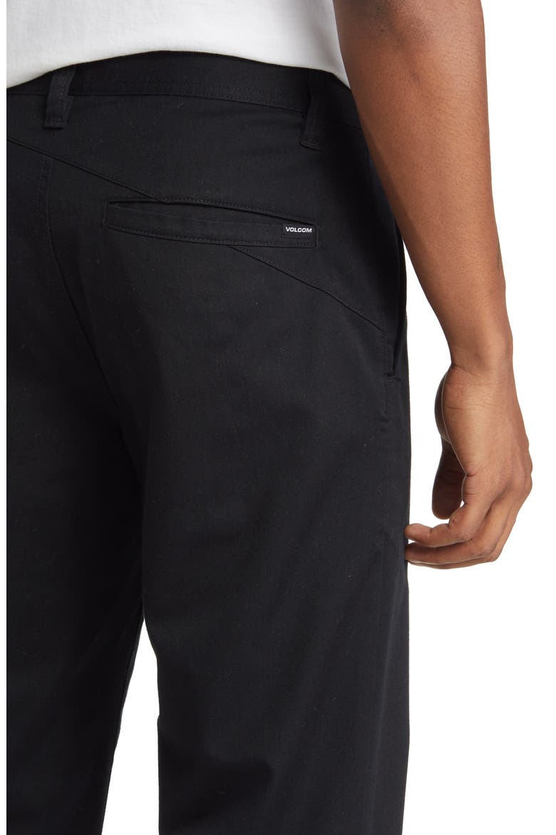 Frickin' Modern Fit Stretch Chino Pants, Alternate, color, BLACK