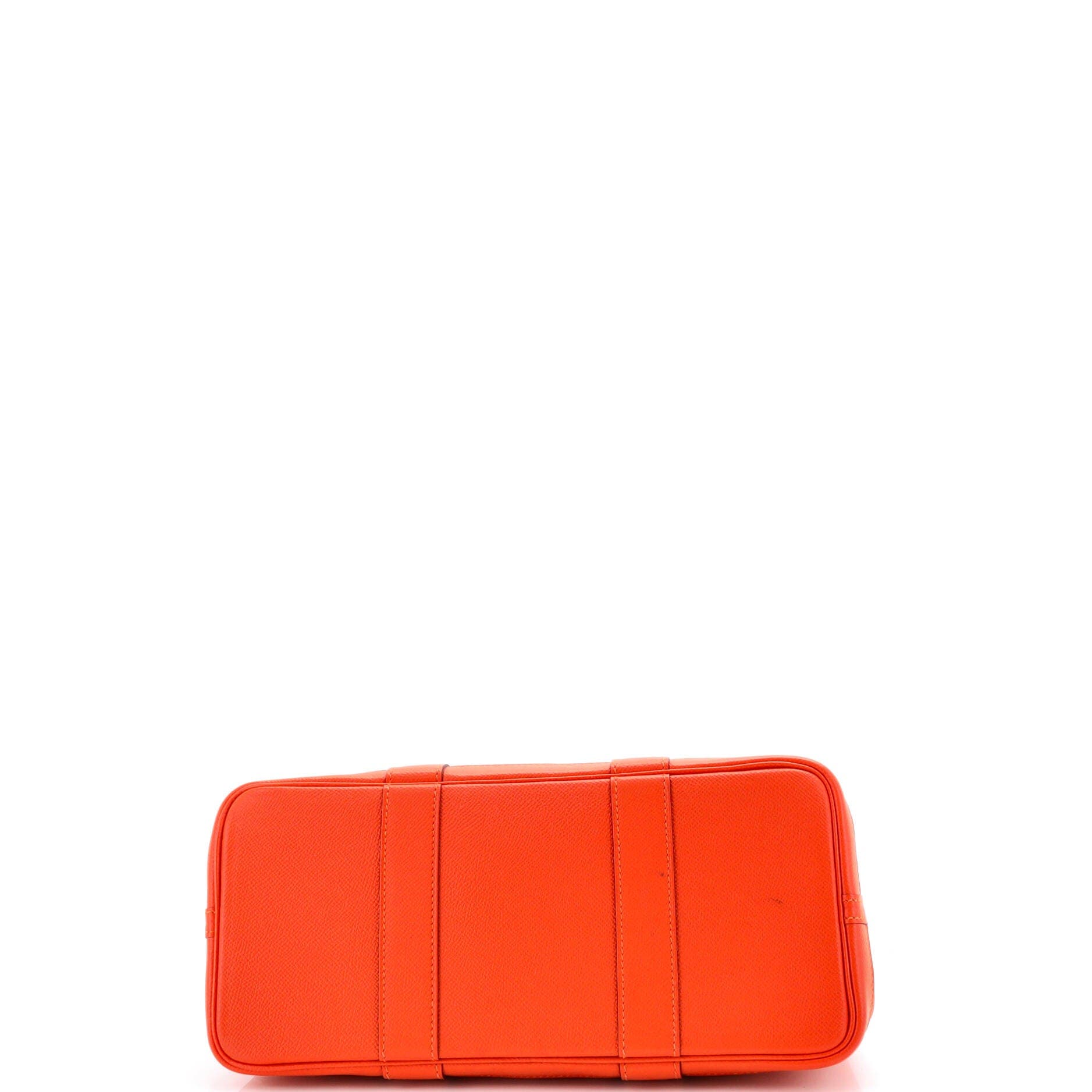 Pre-Owned Hermes Garden Party Tote Leather 30, Alternate, color, Feu