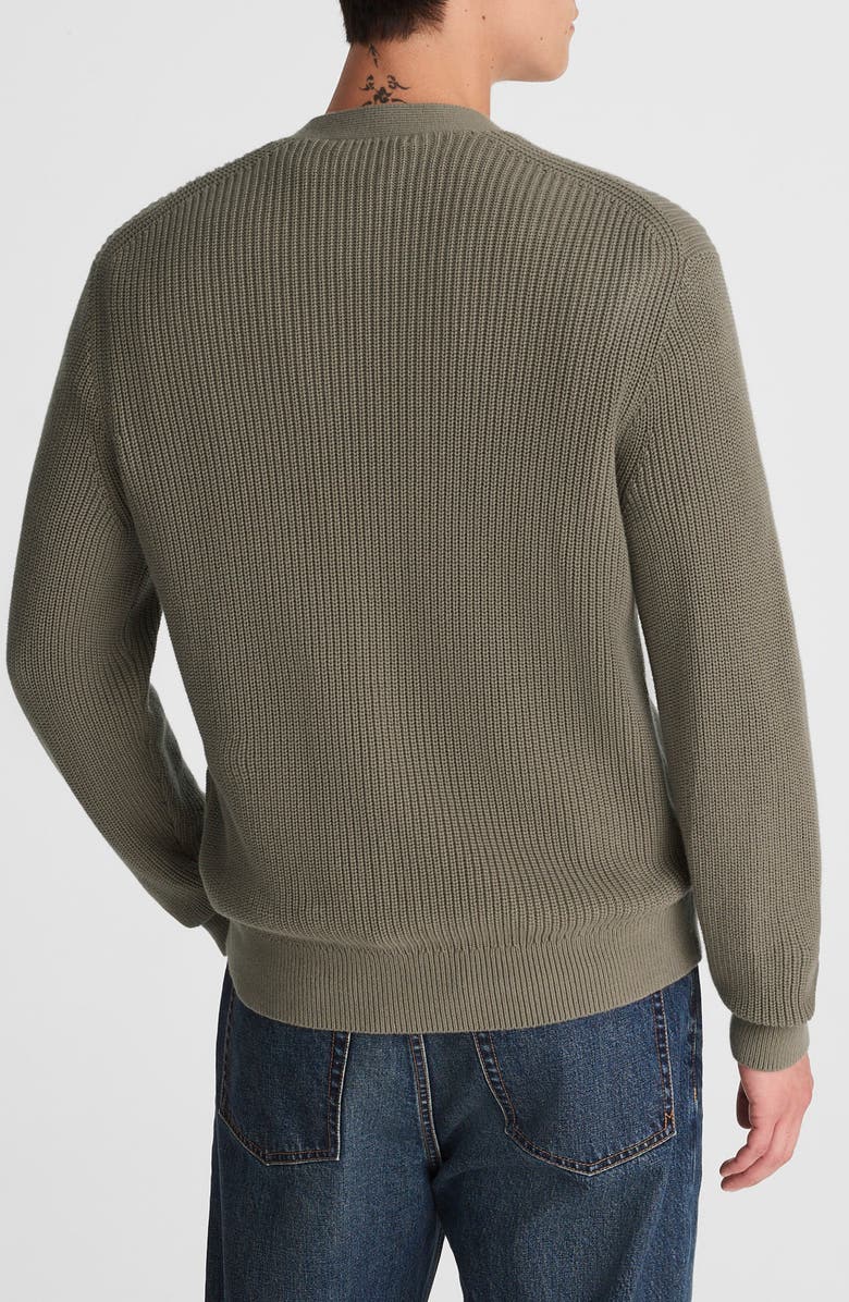 Madewell Cotton Shaker Stitch Cardigan, Alternate, color, Pressed Sage