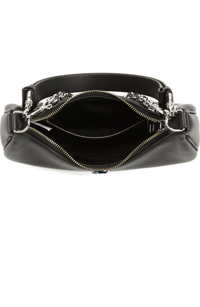 Marc Jacobs The J Marc Curve Leather Shoulder Bag, Alternate, color,