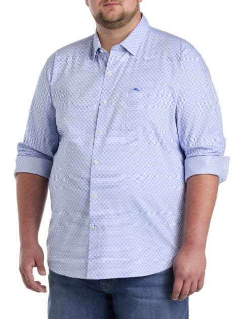 Big & Tall Sarasota Ventura Stripe Sport Shirt