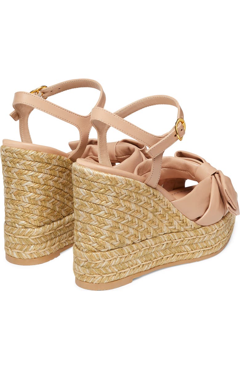 Stuart Weitzman Sofia Espadrille Wedge, Alternate, color, Adobe