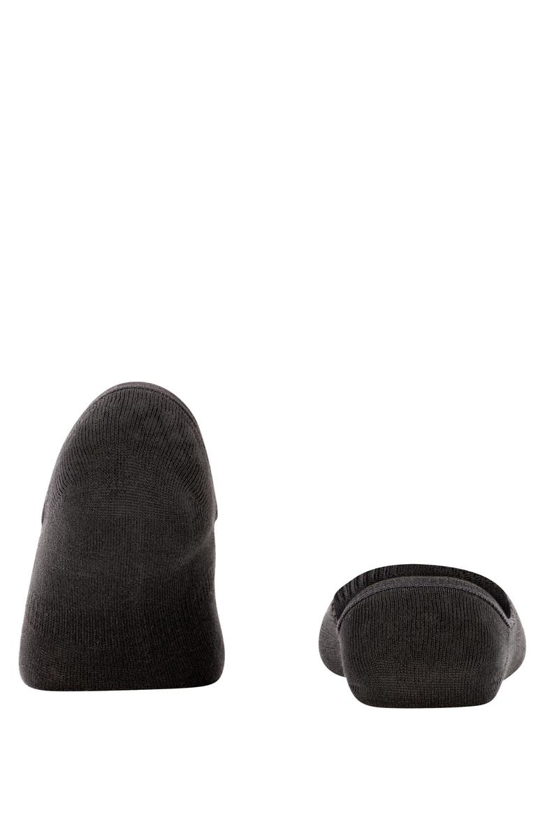 Falke Step Cotton High Cut No Show Socks, Alternate, color, Black