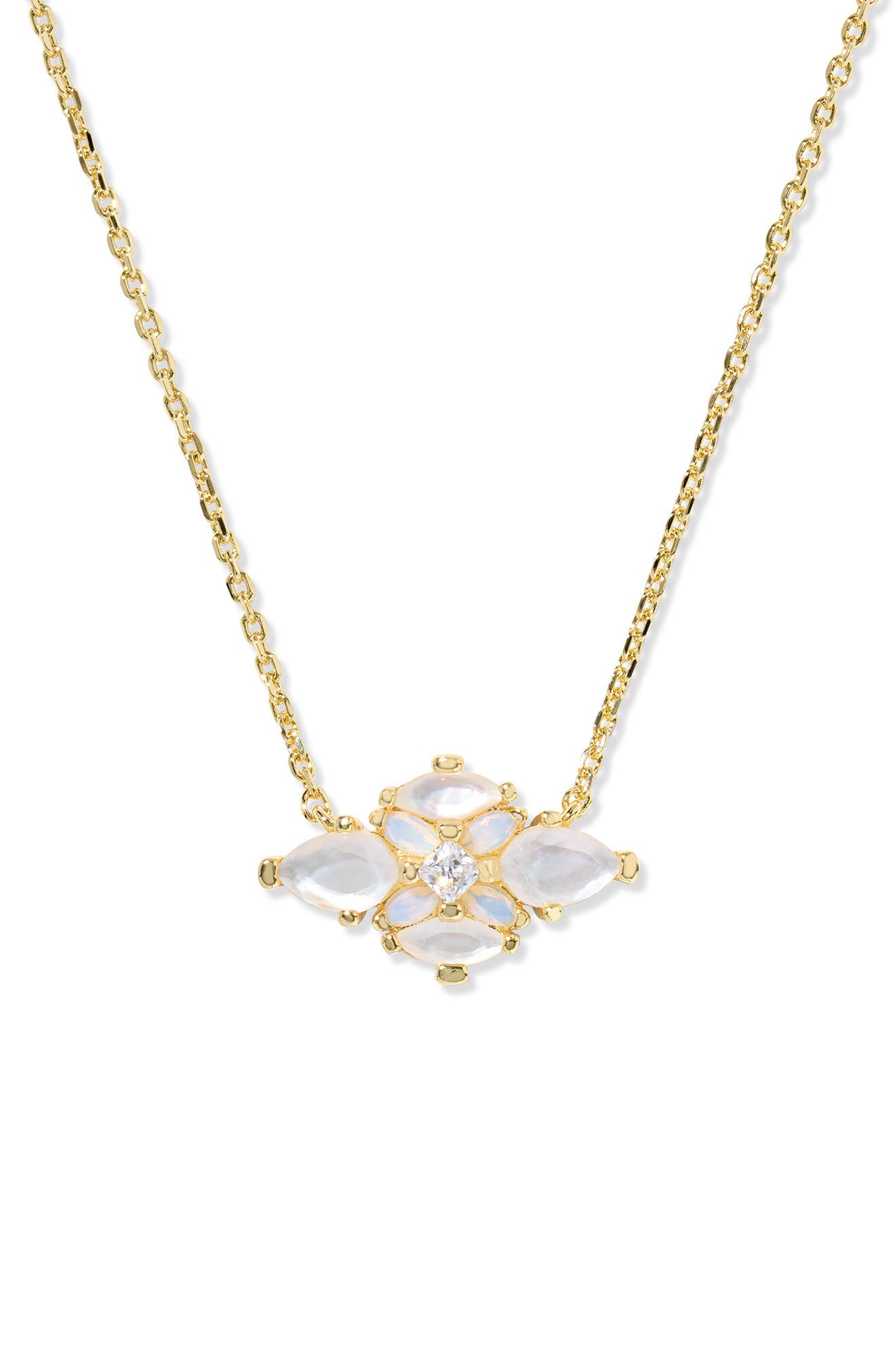 Kendra Scott Abbie Crystal Short Pendant Necklace