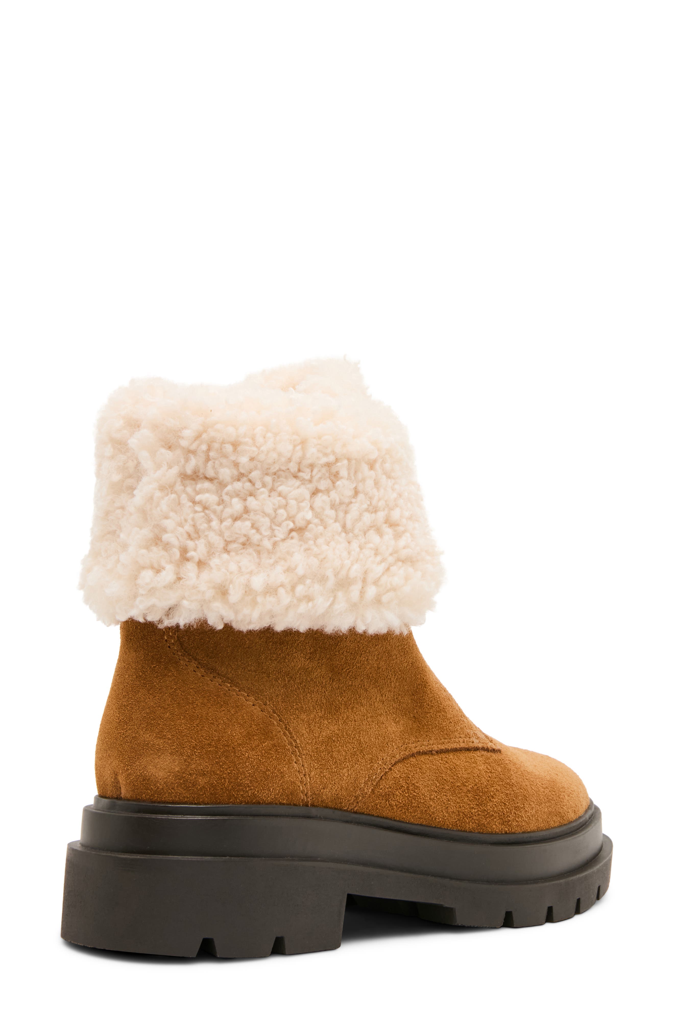 Parina Waterproof Leather Boot, Alternate, color, CAMEL SUEDE