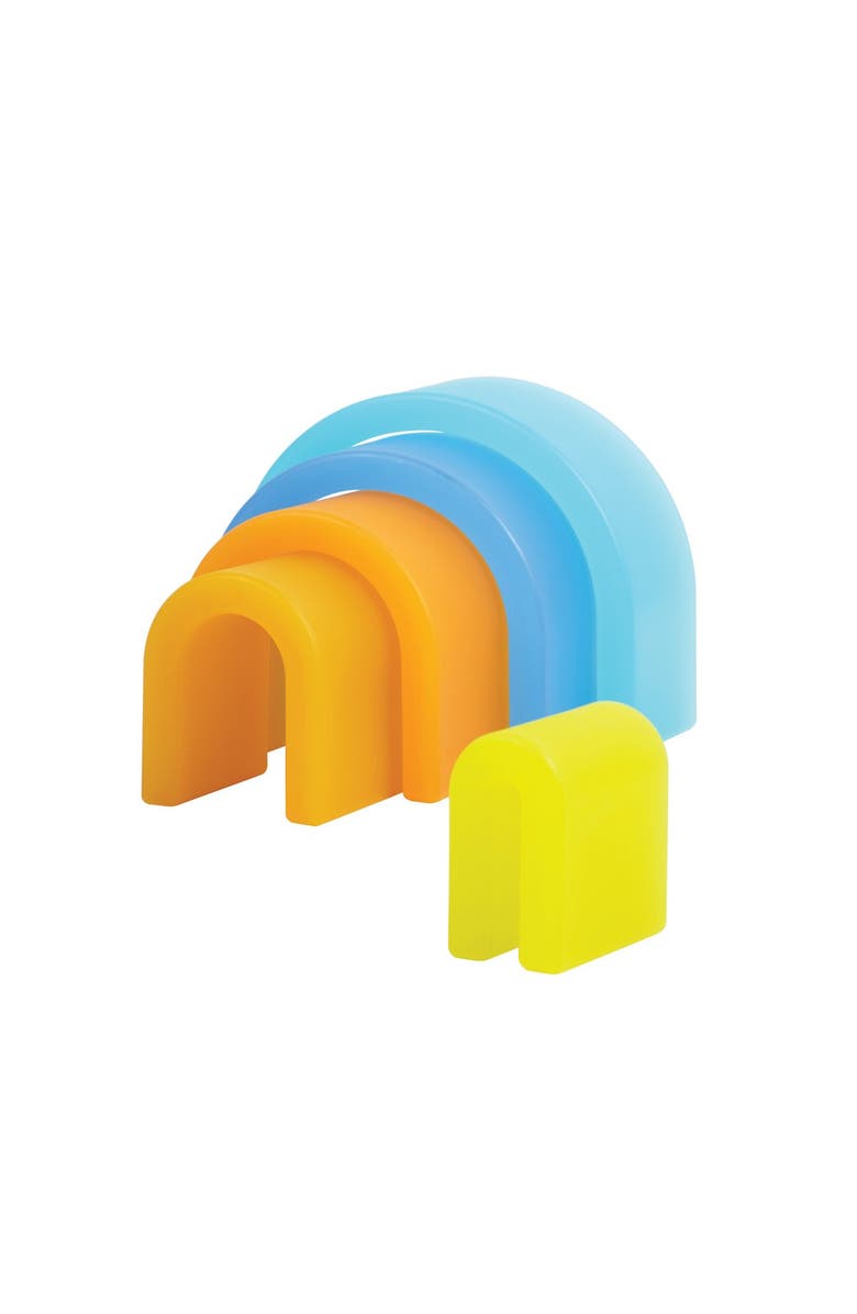 Kaplan Early Learning Company Discovery Stackers - Natural Tall Arch - 5 Pieces, Alternate, color, Natural