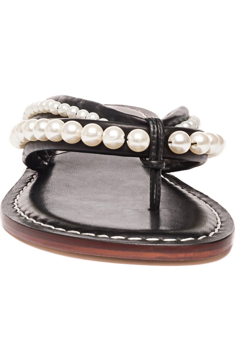 Bernardo Footwear Miami Imitation Pearl Flip Flop, Alternate, color,