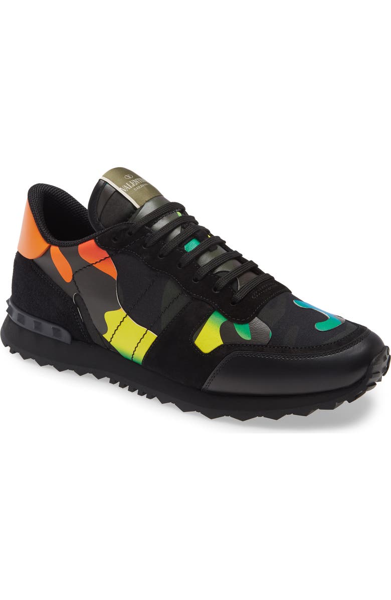 Valentino Garavani Camo Rockrunner Sneaker, Main, color,
