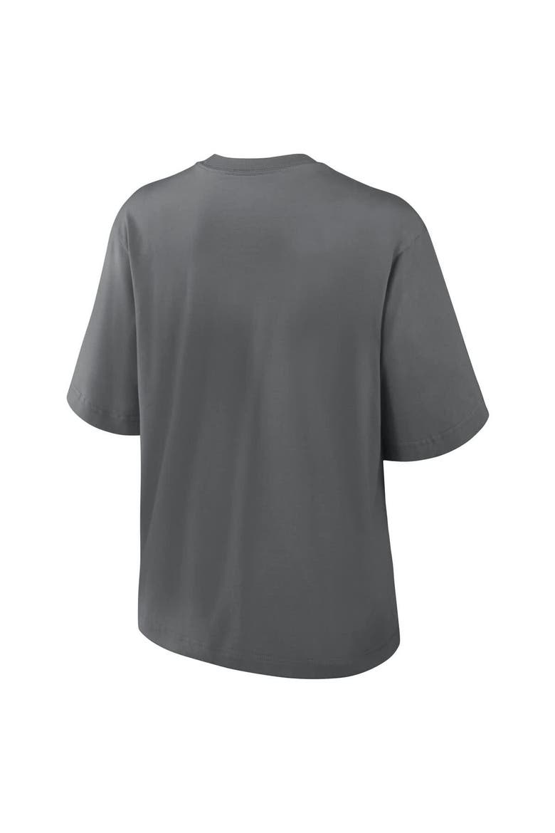 Women's Nike Charcoal New Orleans Saints Glory Arch Boxy T-Shirt, Alternate, color, Charcoal