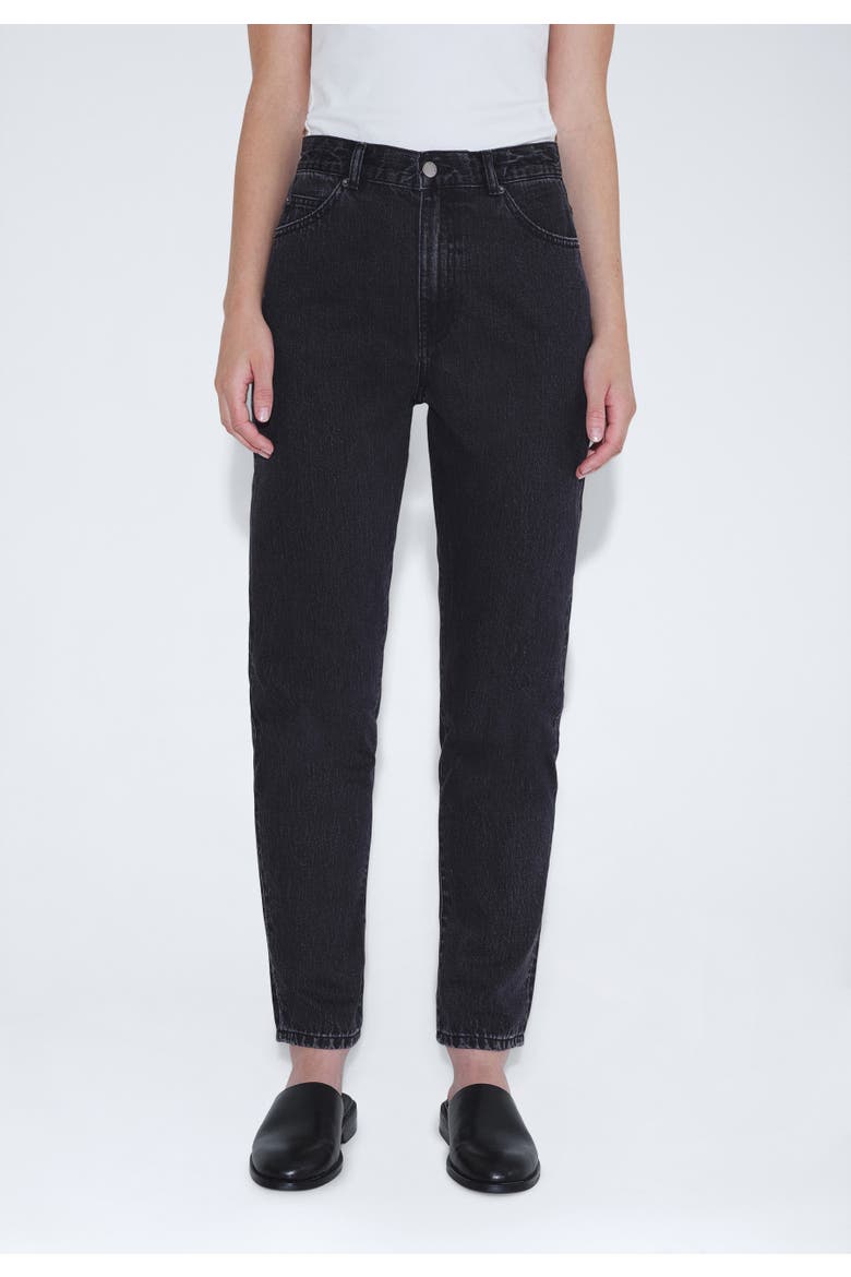 Nora High Cropped Jeans, Alternate, color, Black