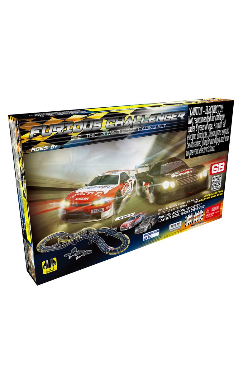 Golden Bright Furious Challenger Electric Power Road Racing Set, Main, color, Multicolored