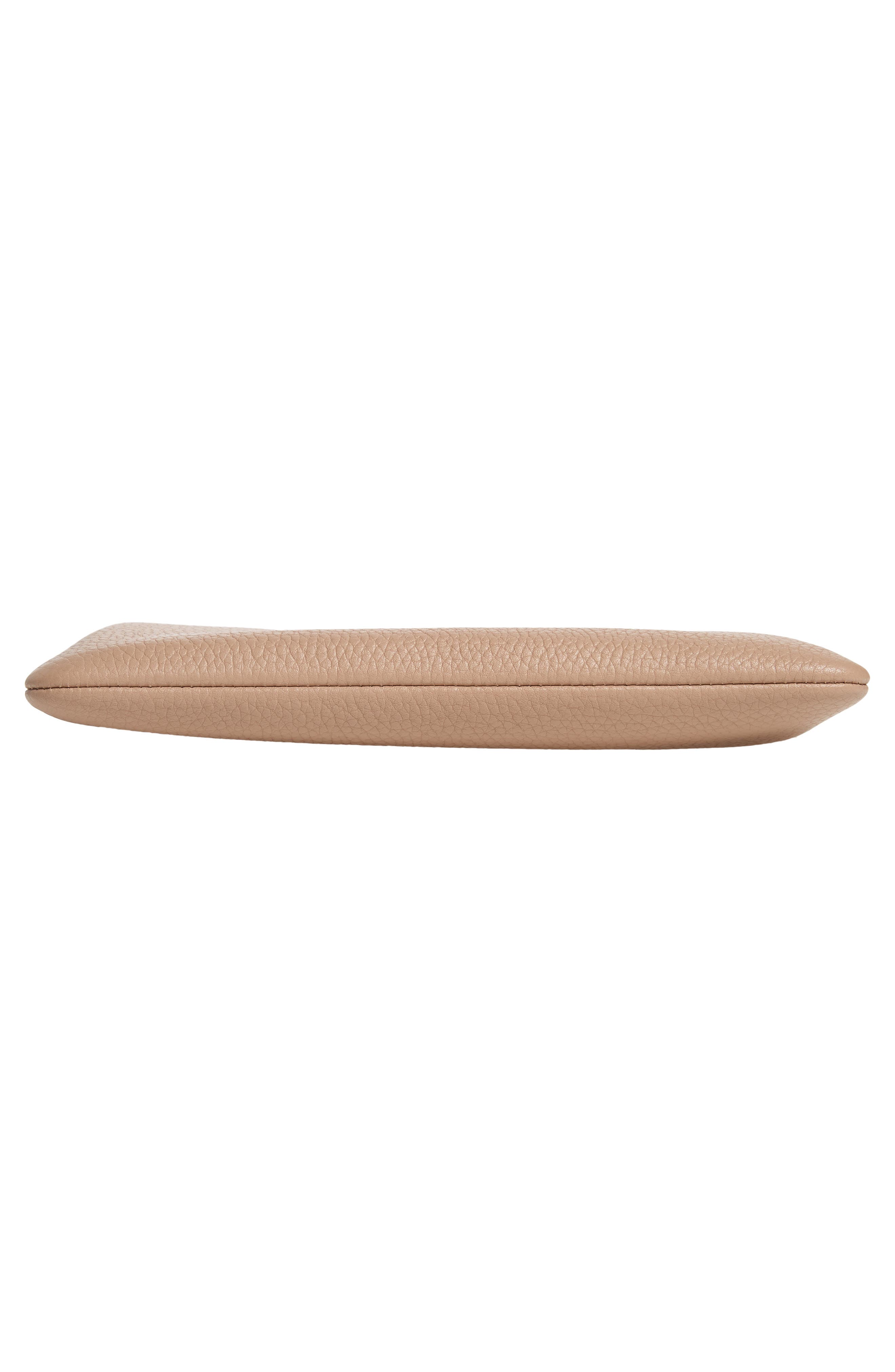 Leather Wristlet, Alternate, color, TAUPE