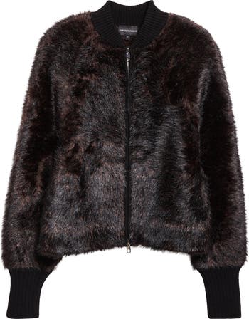 Emporio Armani Faux Fur Jacket | Nordstrom