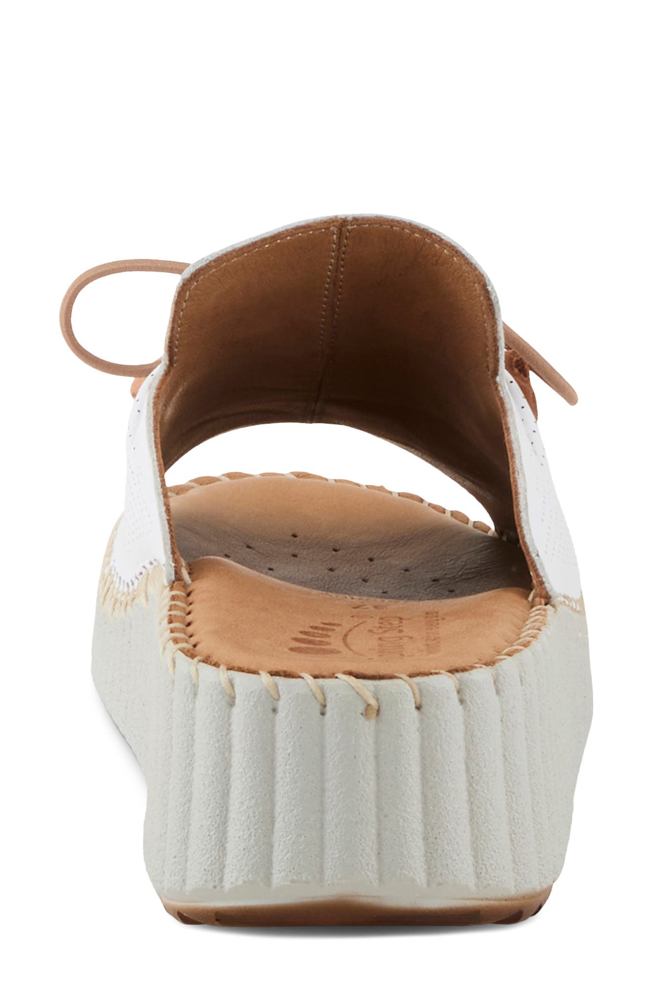 Spring Step Nevelle Wedge Sandal, Alternate, color, White