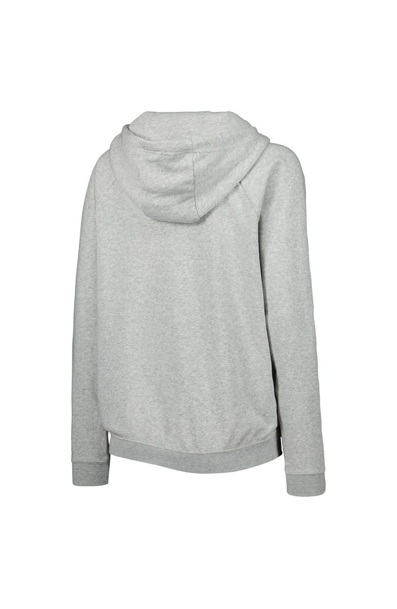 Nike Women's Nike Heather Gray Brazil National Team Lockup Varsity Fleece Raglan Pullover Hoodie, Alternate, color, Heather Gray