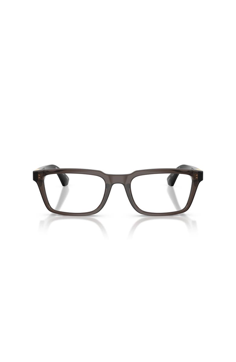 Burberry 54mm Rectangle optical glasses, Alternate, color, Grey