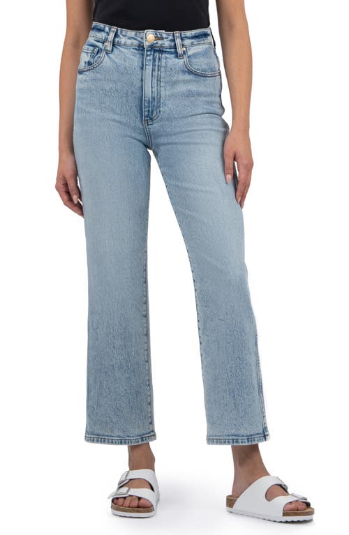 KUT FROM THE KLOTH KUT FROM THE KLOTH MELISSA HIGH WAIST ANKLE STRAIGHT LEG JEANS