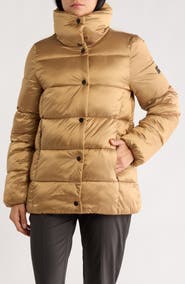 BCBGeneration Water Resistant Snap Front Puffer Jacket