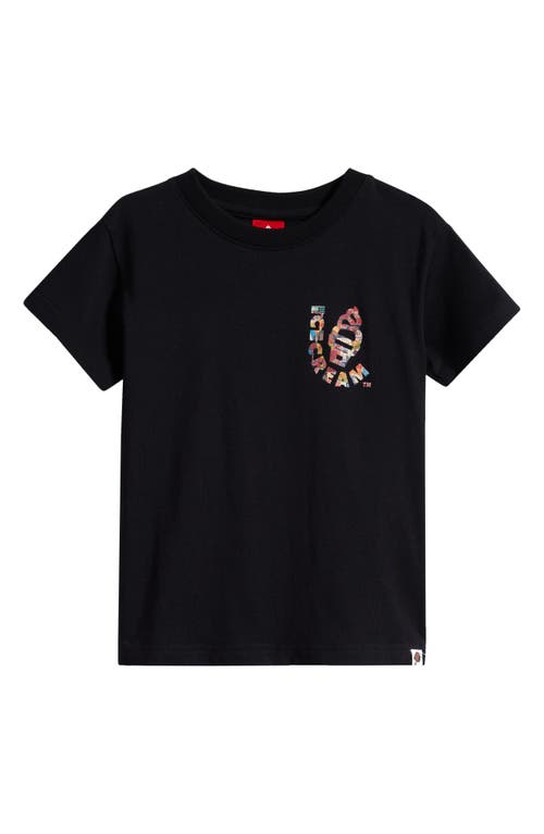 Icecream Kids' Collage Graphic T-shirt In Black