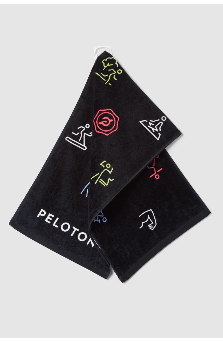 Peloton Sweat Towel Set, Alternate, color, Black