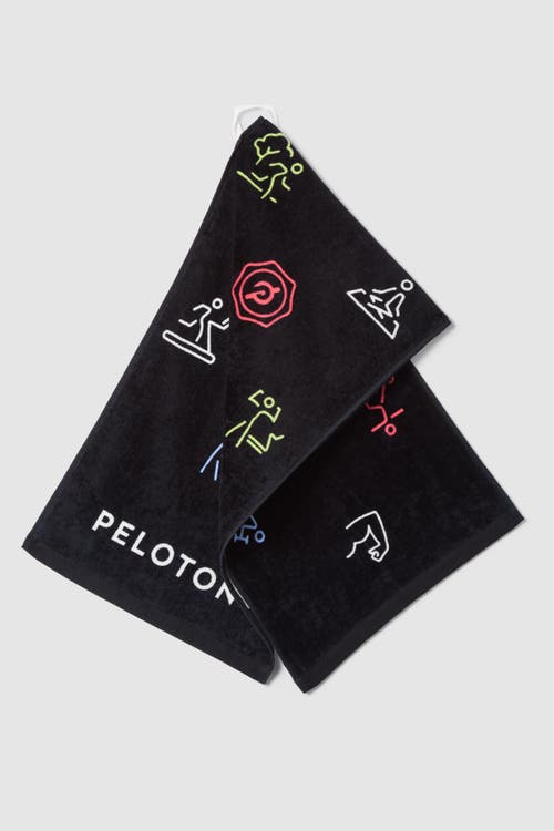 Peloton Sweat Towel Set In Black