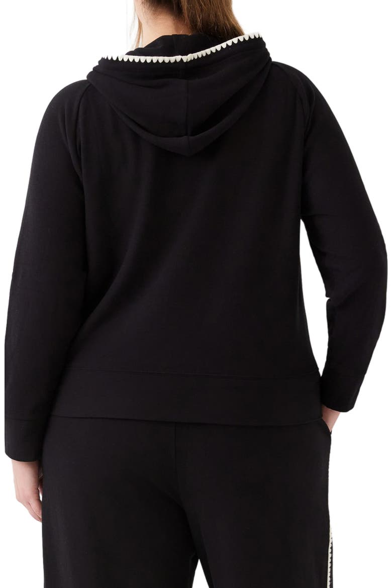 Edge Stitch Hoodie, Alternate, color, BLACK