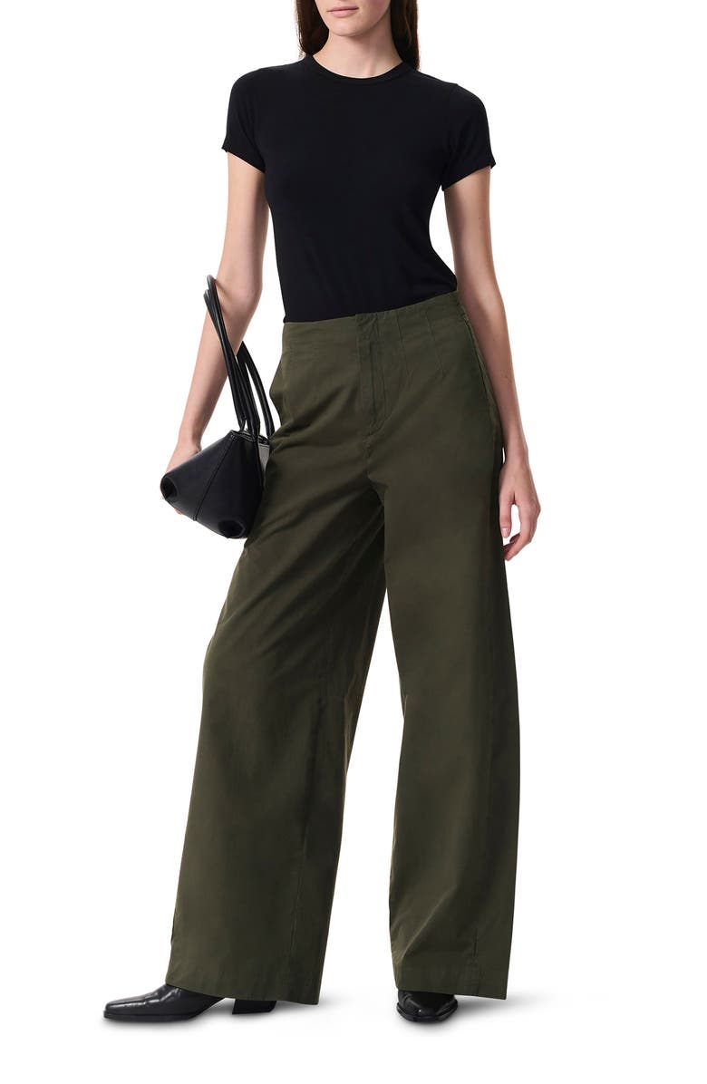 rag & bone Kiana Cotton Wide Leg Pants, Alternate, color, 