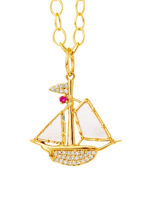 Dream Sail Boat Charm