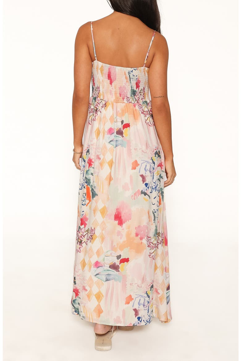 Kalyn Maxi Dress, Alternate, color, PINK WATERCOLOR