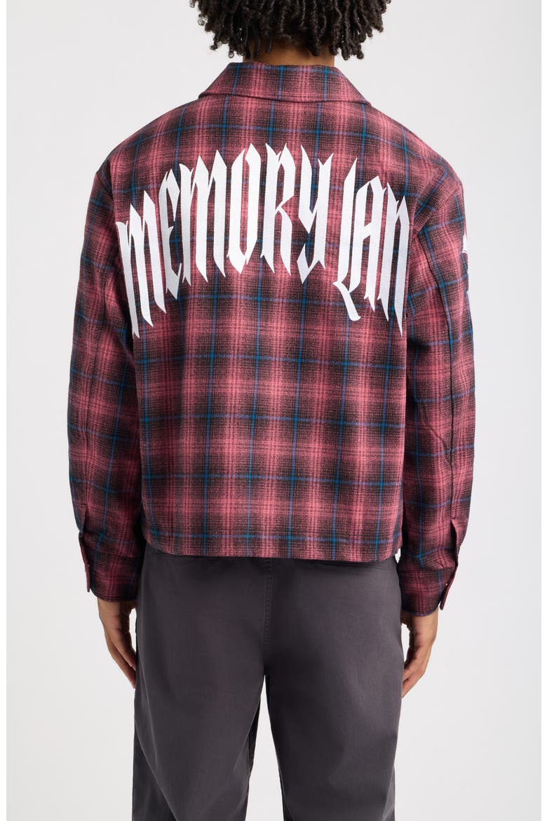 Plaid Zip Jacket, Alternate, color, RED PLAID